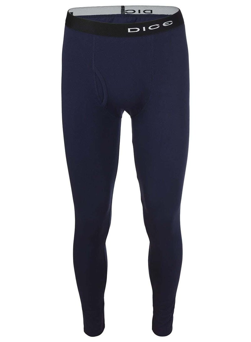 Dice Thermal Cotton Pants for Men - Navy Blue - Image 3